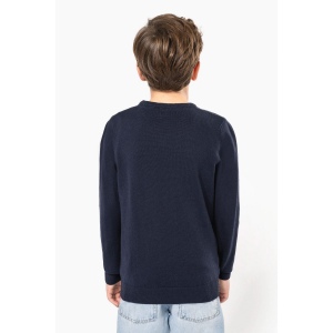 Pull col V enfant 4