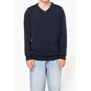 Pull col V enfant 14