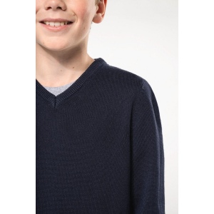 Pull col V enfant 5