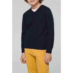 Pull col V enfant 10