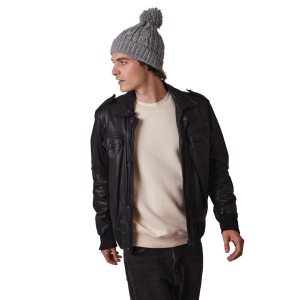 Bonnet en maille tricot 6