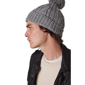 Bonnet en maille tricot 8