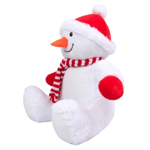 Peluche zippée bonhomme de neige 4