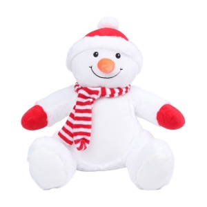 Peluche zippée bonhomme de neige 2