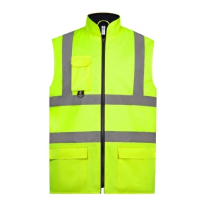Bodywarmer rembourré haute visibilité 5