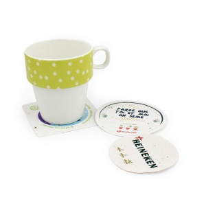 Sous bock papier graines - 200g RECTO