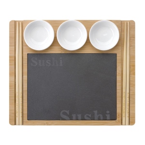 Set de sushi en bambou 4