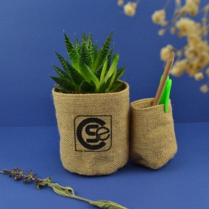 Pot toile de jute