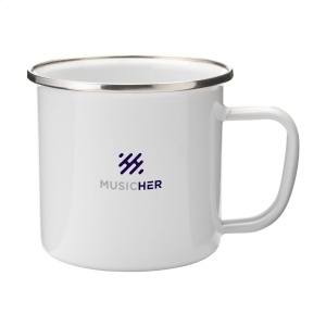 Mug émaillé au style rétro populaire 5