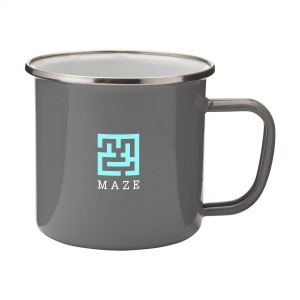 Mug émaillé au style rétro populaire 4