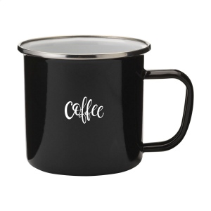 Mug émaillé au style rétro populaire