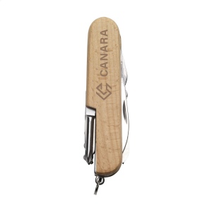 Couteau de poche avec un manche en bois en hêtre 4