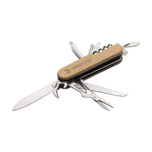Couteau de poche avec un manche en bois en hêtre 6