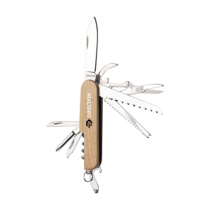 Couteau de poche avec un manche en bois en hêtre 2