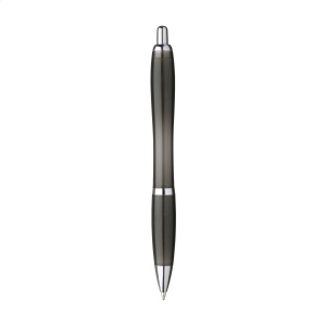 Stylo à bille à encre bleue avec un corps de couleur transparente, fabriqué en PET 100% recyclé 16