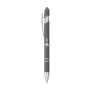 Stylo à bille fin avec un support en aluminium 28