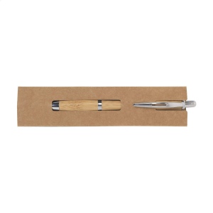 Pochette en carton resistante offrant un emballage cadeau moderne et une protection pour les stylos à bille (écologiques), les stylos à écran tactile et les crayons à mine