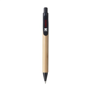 Stylo à bille à encre bleue avec un support en bambou 6
