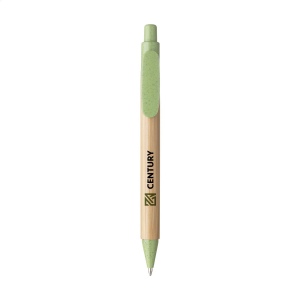 Stylo à bille à encre bleue avec un support en bambou 5