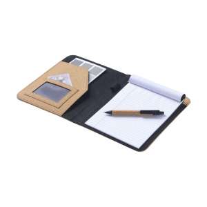 Conférencier/porte-documents en paille de blé et en liège certifié FSC Mix, au format A5 4