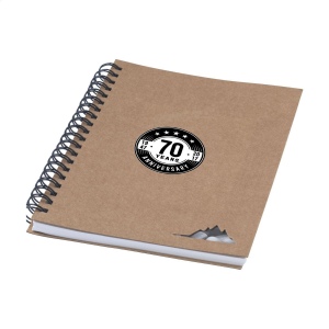 Carnet avec une couverture en carton recyclé 5