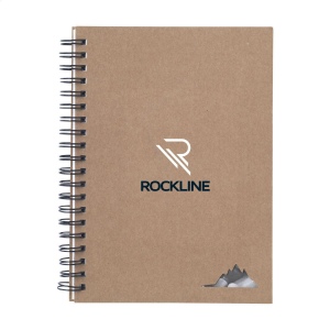 Carnet avec une couverture en carton recyclé 2