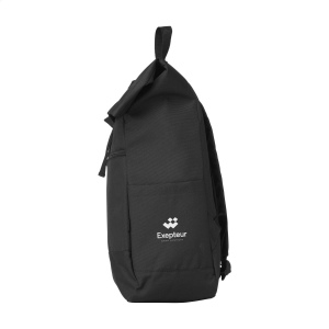 Sac à dos «&amp;nbsp;roll-top&amp;nbsp;» pratique, solide et imperméable en polyester RPET 21