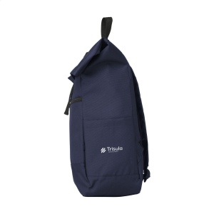 Sac à dos «&amp;nbsp;roll-top&amp;nbsp;» pratique, solide et imperméable en polyester RPET 22