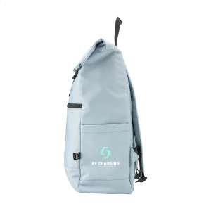 Sac à dos «&amp;nbsp;roll-top&amp;nbsp;» pratique, solide et imperméable en polyester RPET 24