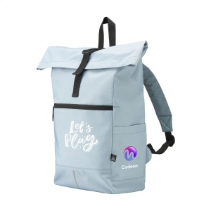 Sac à dos «&amp;nbsp;roll-top&amp;nbsp;» pratique, solide et imperméable en polyester RPET 14