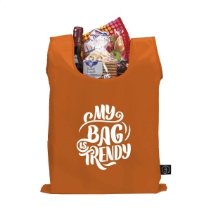 Sac à de courses pliable en polyester RPET 190T 10