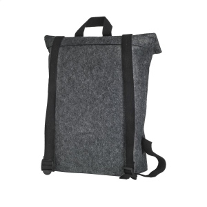 Sac à dos «&amp;nbsp;roll-top&amp;nbsp;» robuste et pratique en RPET feutre 7
