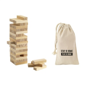 Jeu d'empilement en bois (54 blocs)