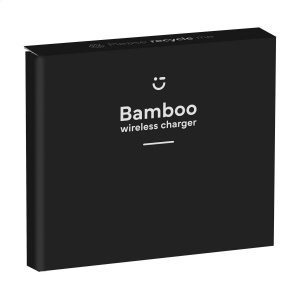 Chargeur de 10 W en ABS / bambou permettant de recharger rapidement et sans fil les téléphones mobiles 10
