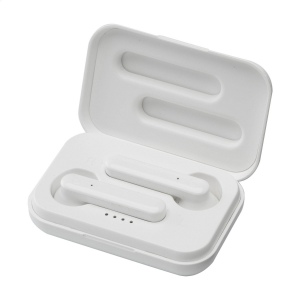 Set d’écouteurs sans fil dans une boîte de rangement rechargeable 6