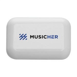 Set d’écouteurs sans fil dans une boîte de rangement rechargeable 7