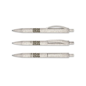 STYLO BILLE ECRITURE BLEUE CORPS ET CLIP PLASTIQUE BIO-SOURCE 8
