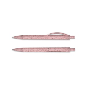 STYLO BILLE ECRITURE BLEUE CORPS ET CLIP PLASTIQUE BIO-SOURCE 5