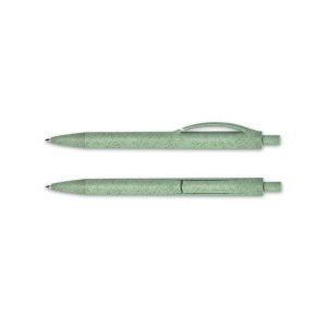 STYLO BILLE ECRITURE BLEUE CORPS ET CLIP PLASTIQUE BIO-SOURCE 6