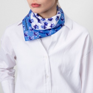Foulard Hortense Bright Blue 3