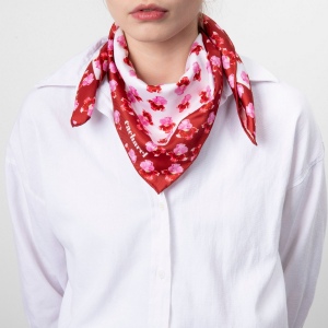 Foulard Hortense Bright Red 3