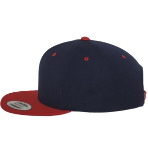 Casquette snapback bicolore 80