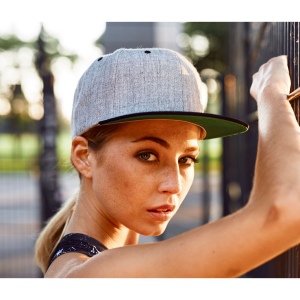 Casquette snapback bicolore