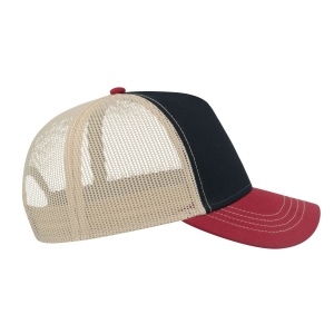 Casquette Rapper en coton canvas 21