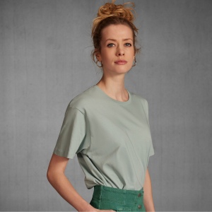 Tee-shirt femme col rond 150 organique 42