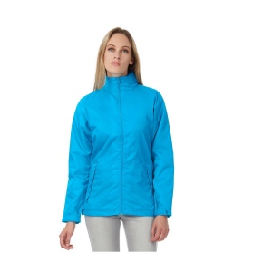 Veste coupe-vent doublée micropolaire femme