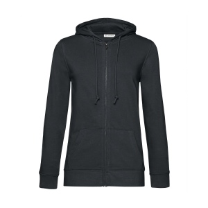Sweat capuche zippé organique femme 9