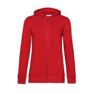 Sweat capuche zippé organique femme 3