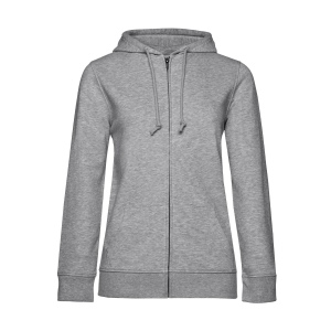 Sweat capuche zippé organique femme 7