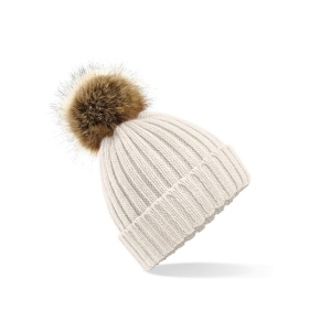 Bonnet grosse maille Pop Pom 2